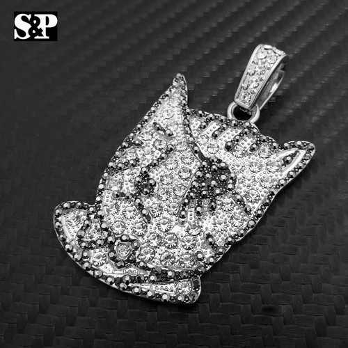 Hip Hop SON GOKU Pendant W/ 16 Full Iced Cuban & 1 ROW DIAMOND Choker Chain Set - Foto 11