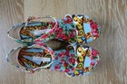 Dolce&Gabbana Girls Floral Scarf Print Wedge Sandals Size EURO 32/US 1 lkNEW — photo 6