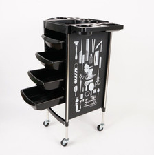 4 Drawer Salon Hairdresser Trolley Beauty Barber Storage Basket Rolling Cart