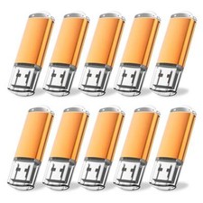 Kootion USB 2.0 10PCS 16GB Metal Rectangle USB Flash Drive Memory Stick PenDrive