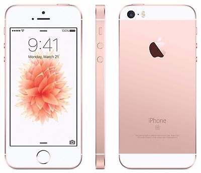 Original Apple iPhone SE 64GB Rose Gold iOS 9 12MP Unlocked Smart Phone By  FedEx 642896556423