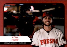 2023 Fresno Grizzlies Choice 12 Kody Huff Scottsdale Arizona AZ NM Baseball Card
