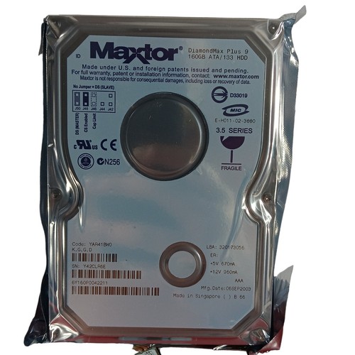 Maxtor Ultra Series Hard Drive 160GB 7200RPM (fc114-TOP/b1424) - Picture 6 of 14