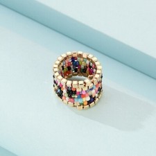 Multi-Layer Stretchy Beaded Ring