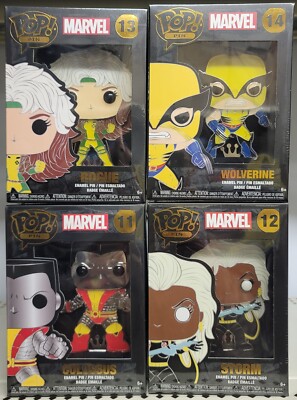 Funko Pop! Pins: Marvel X-Men Rogue Storm Wolverine or Colossus - You Pick!