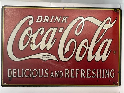 Deko Metallschild Vintage Coca Cola 20x30cm Neu 1