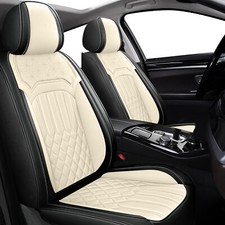 Car 25seat Covers Protector Pad Fuax Leather For Kia Soul 2010-2024 Blackbeige