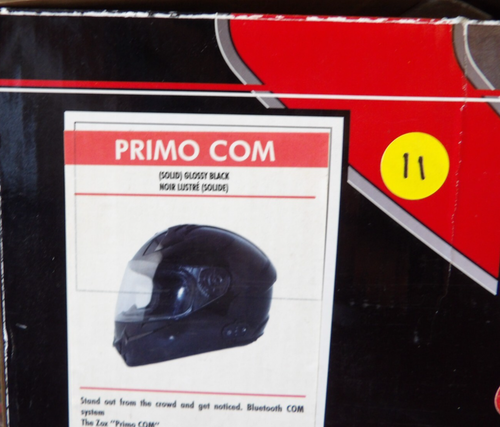 Zox Primo Bluetooth Integrated Motorcycle Helmet Black size XS X Small - Picture 13 of 14