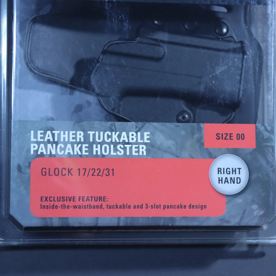 Blackhawk Tuckable Leather Pancake Holster Glock 17 / 22 / 31 - 422000BK-R RH 00 - Image 4 of 4