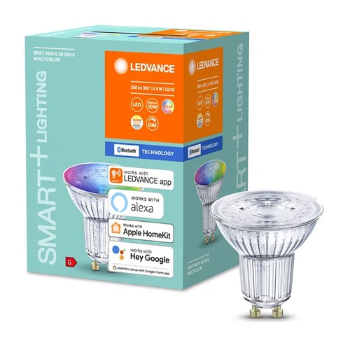 Ledvance LED Smart+ Reflector 4,9W=40W GU10 RGBW 2700K6500K Dimmable