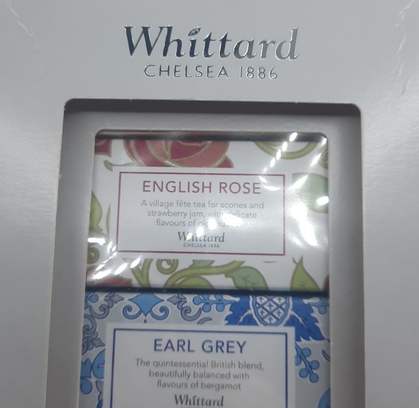 Whittard Of Chelsea Taste Of Tea Bag English Green Black White Set