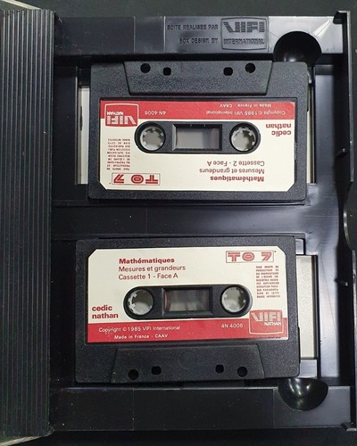 MATHEMATIQUES CM CASSETTES POUR THOMSON MO5 MO6 TO7-70 TO8 TO9. NATHAN. - Bild 4 von 5