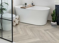 Polyflor Camaro Rigid Core Herringbone | Easy To Install Click System | Oak SPC