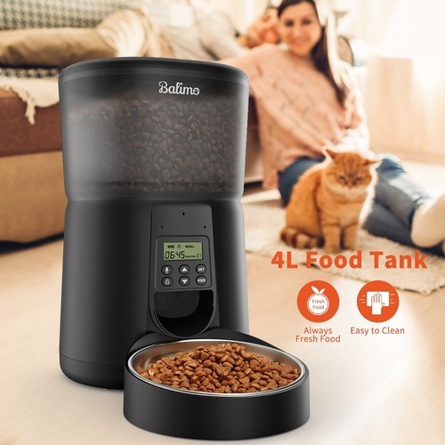 Automatischer Futterautomat Futterspender Katze Hunde Aufnahmefunktion DE - Bild 58 von 70