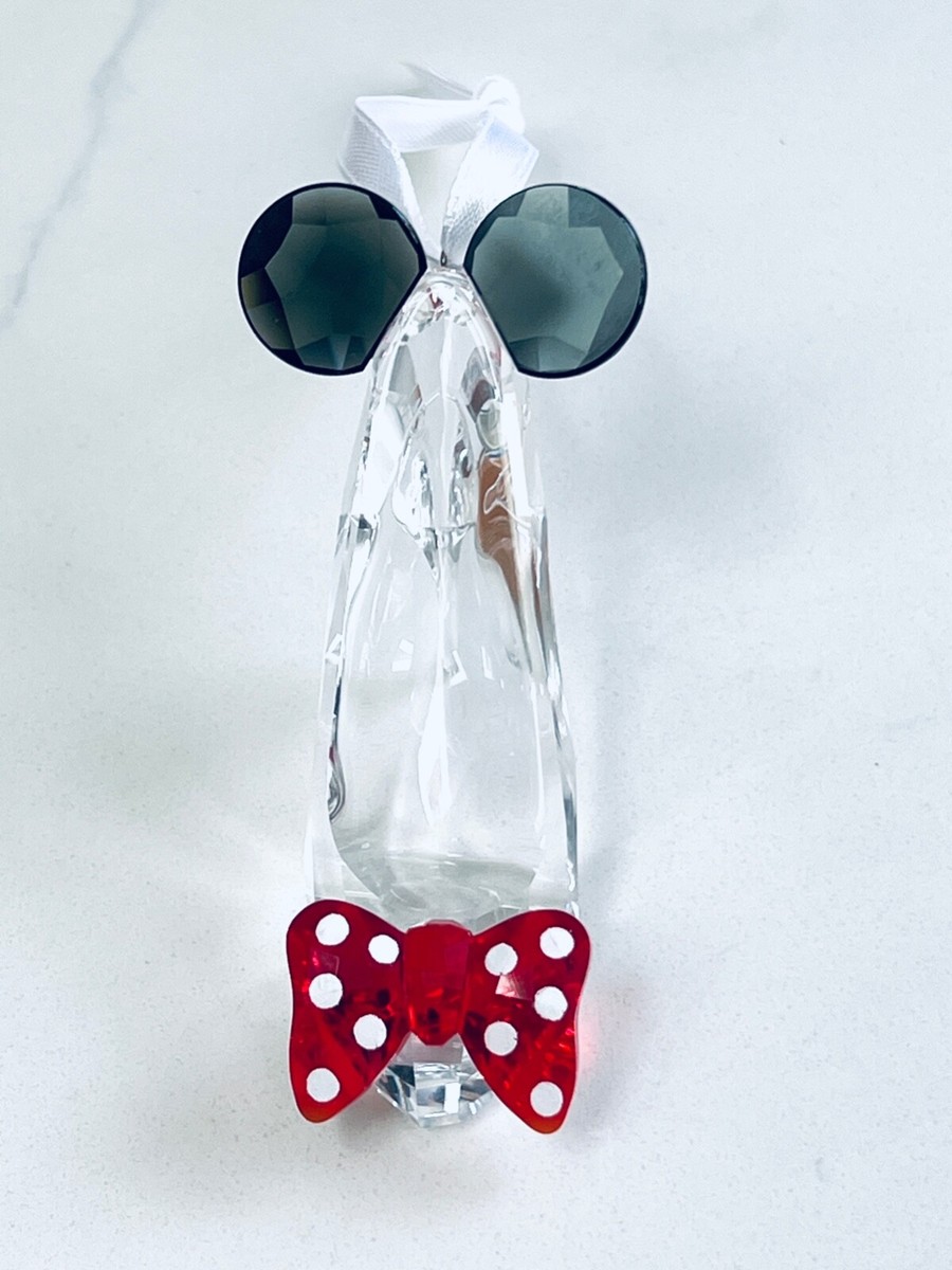 【最低価格】スワロフスキーガラスの靴オーナメント ミニー SWAROVSKI DISNEY MINNIE MOUSE SHOE ORNAMENT in ORIGINAL BOX