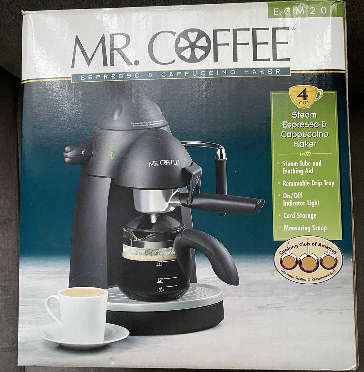 Espresso Cappuccino Maker Machine Cup SEALED NIB