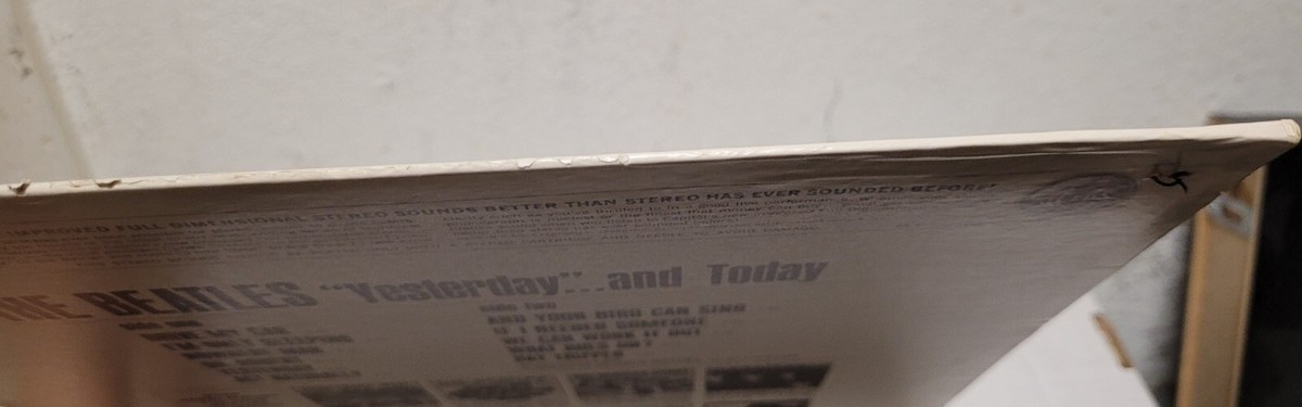 The Beatles - Yesterday and Today 1966 Butcher Paste Over The Beatles - Yesterday and Today 1966 Butcher Paste Over