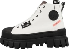 Palladium Women’s Revolt Hi TX Platform Boot, Star White, Choose your Size!