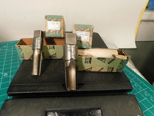2- Carbon Steel Vermont NTP Tap and Die 1/4"-18 & 3/8"-18    RH Pipe Taps
