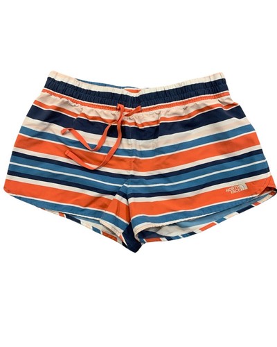 The North Face Class V Shorts Damen Gr. Medium gestreift Flashdry blau koralle