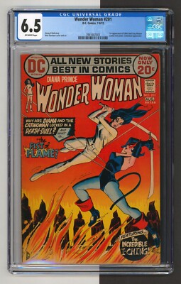Wonder Woman #201, CGC 6.5, 1st App Fafhrd & Gray Mouser, Catwoman, DC ...
