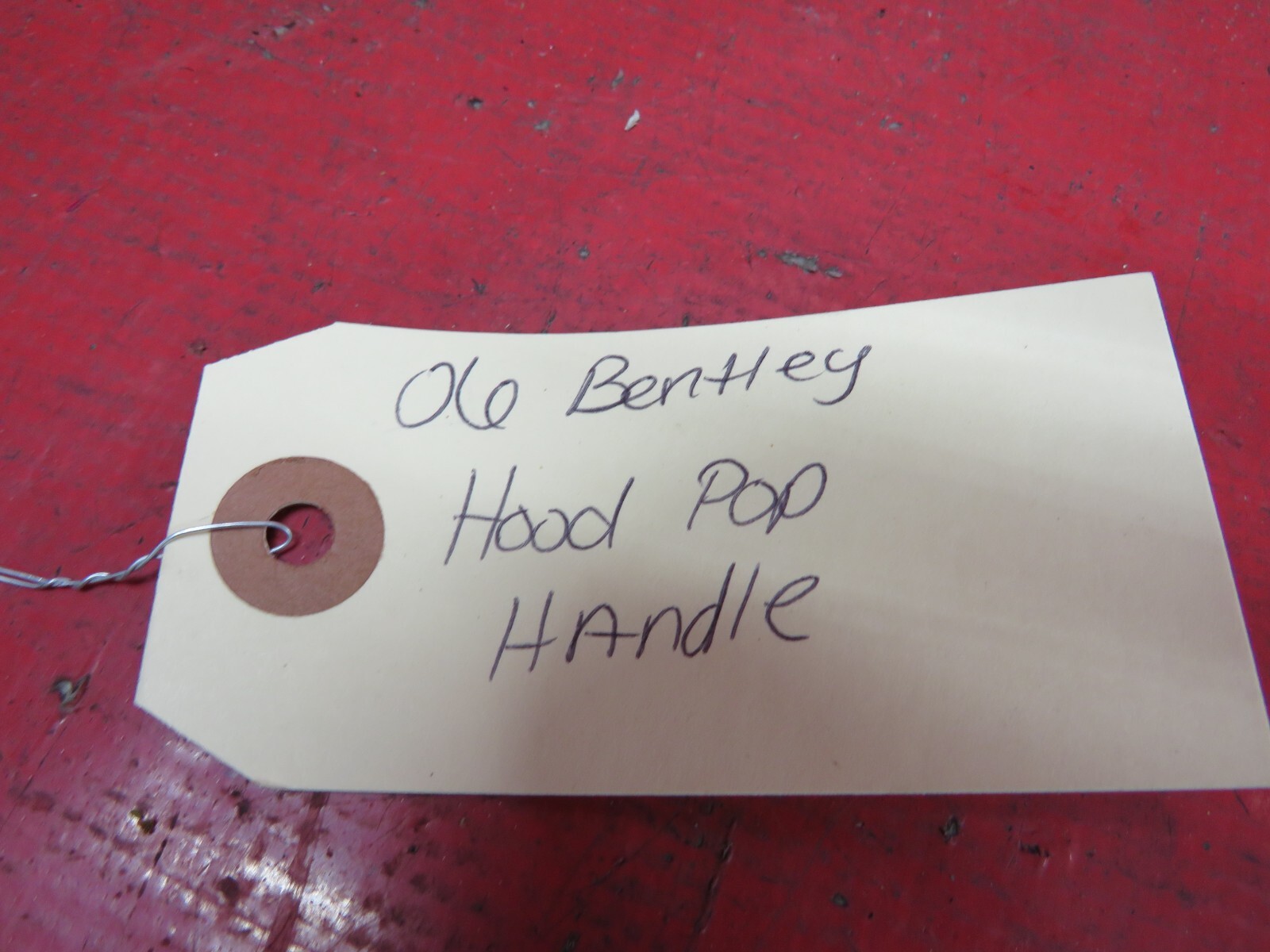 2006 BENTLEY FLYING SPUR HOOD LATCH RELEASE HANDLE