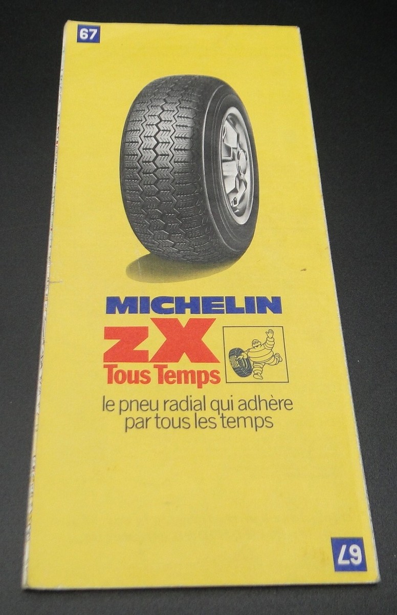 Vintage Michelin Road Map 1986 France DIJON MULHOUSE No. 66 | eBay