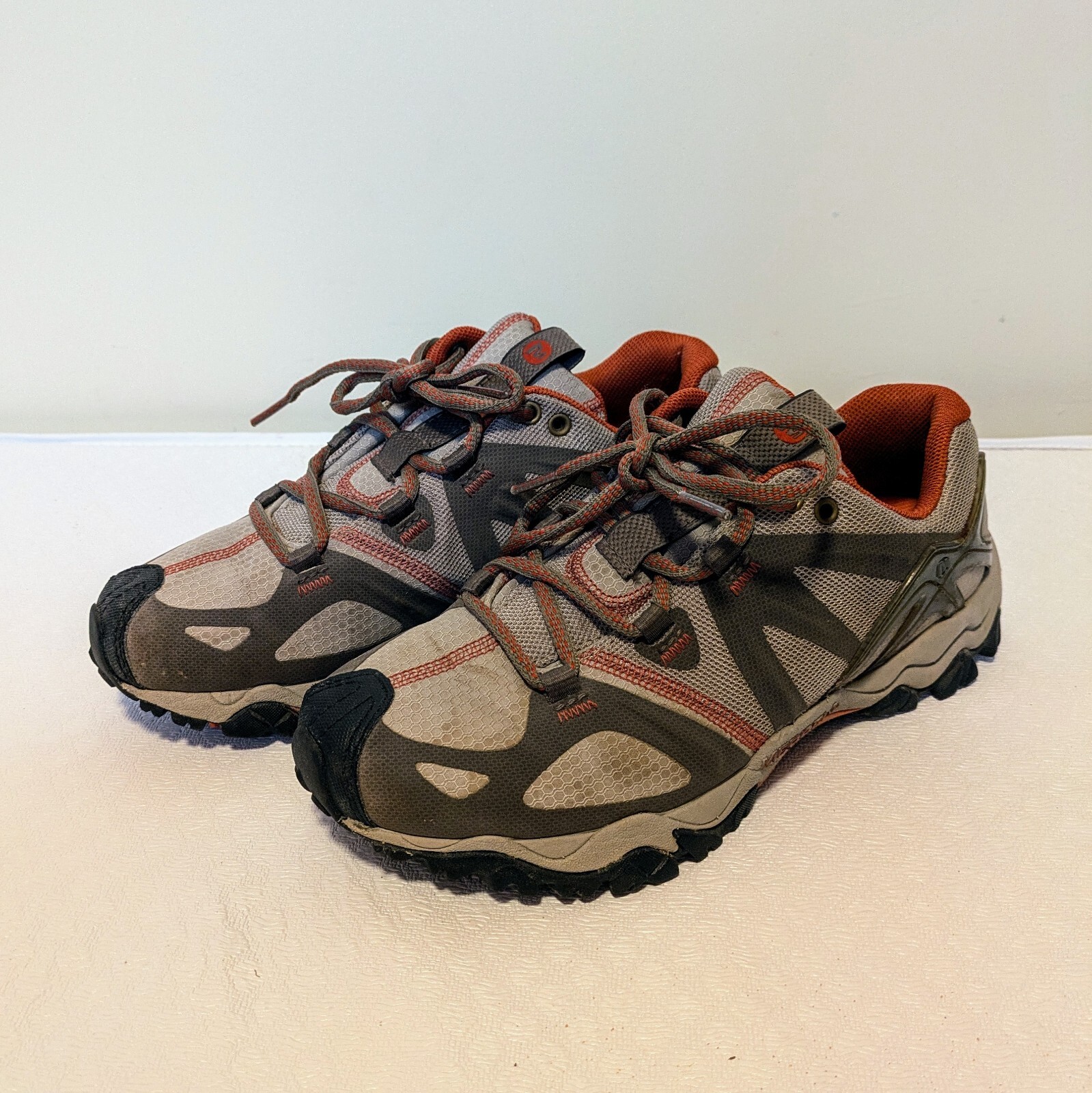 Merrell Hiking Boots Womens 6 Brindle Lace Up Comfort Outdoor Grip Hiking Tan-image