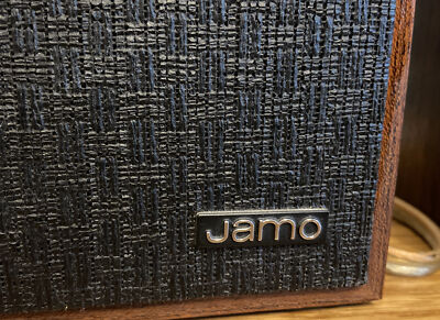 Vintage Jamo J-25 2 way stereo speakers fully working,Elliptical