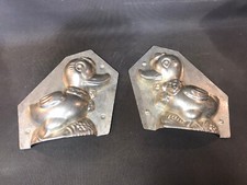 Antico Stampo A Chocolat IN Metallo Da Panificio Modello Anatra Arredamento