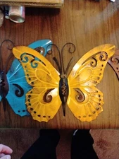 Lavish Home Collection 3 Butterflies Metal