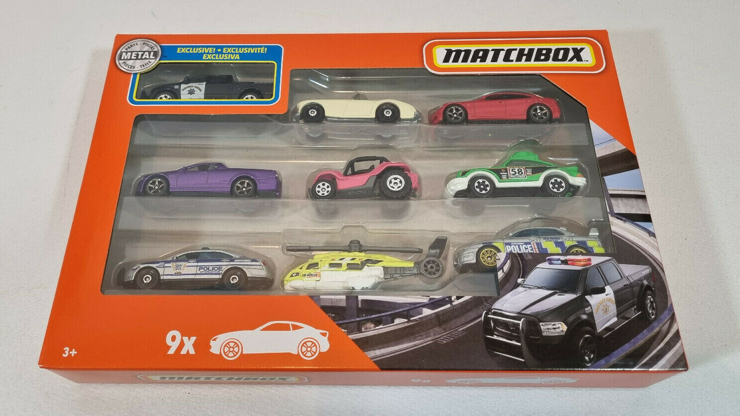 Matchbox 9 Diecast Car Collection, 9 Car Gift Pack, GKR48, BNIB, Collectable - Picture 8 of 8