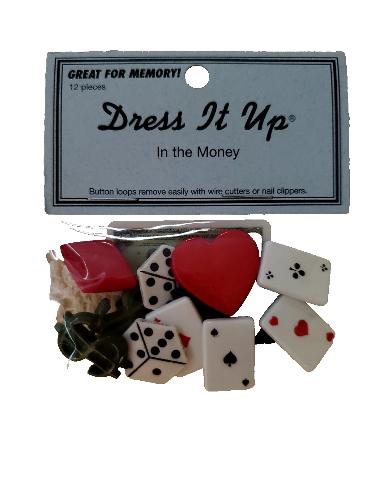 Novelty/Vestido-It-Up Formas Não é Feito à Mão Botões para Scrapbooking