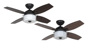 Ventilador de techo con luz Hunter 50618 CENTRAL PARK nogal Ventilador de techo Hunter 50618 CENTRAL PARK nogal o nogal