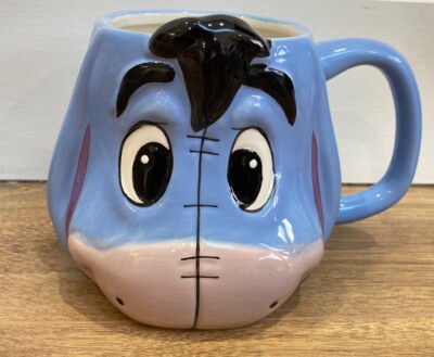 Disney Eeyore Becher groß 3D Fass Keramik Kaffee Tee Becher Winnie Puuh neuwertig