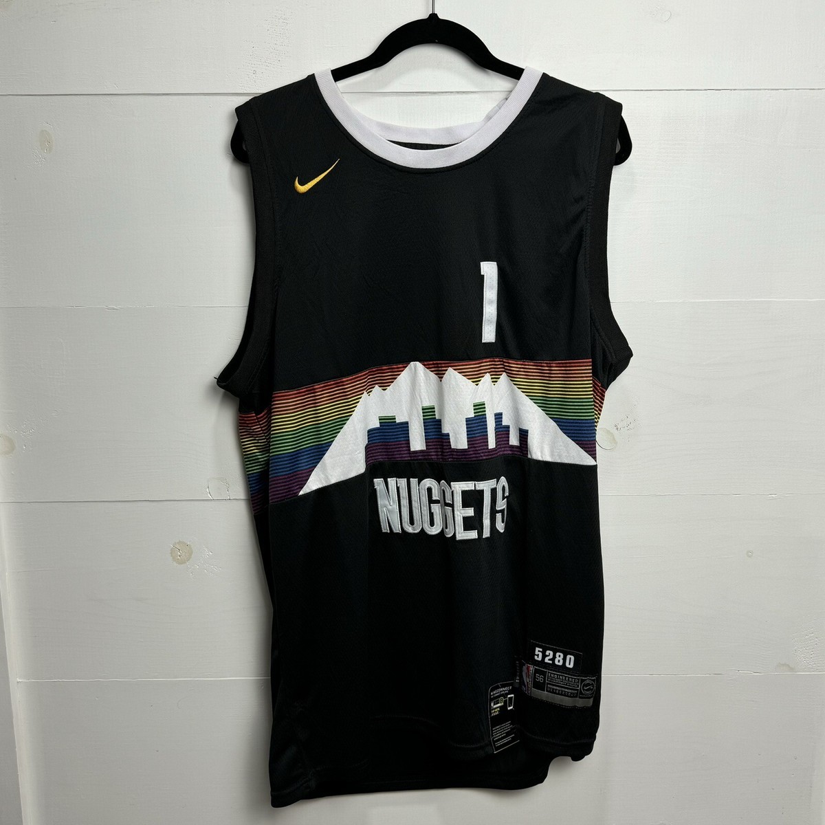 Michael Porter Jr. Denver Nuggets Nike City Edition 5280 Jersey Size 52/ XXXL Michael Porter Jr. Denver Nuggets Nike City Edition 5280 Jersey Size 52/ XXXL