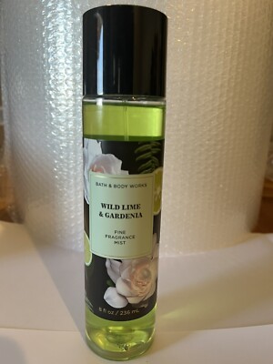Bath & Body Works Wild Lime & Gardenia Fine Fragrance Body Mist Spray 8 oz