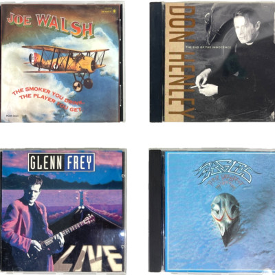 Eagles Don Henley Glenn Frey Joe Walsh 4 CD Lot Hits Innocence Live Smoker Get