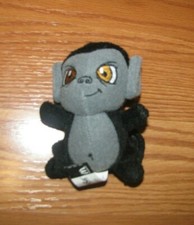 4" Neopets Monkey Plush Stuffed Animal Black Mcdonalds