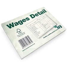 Ivy Wages Detail Pad Book 152 x 102mm 50 Sheets