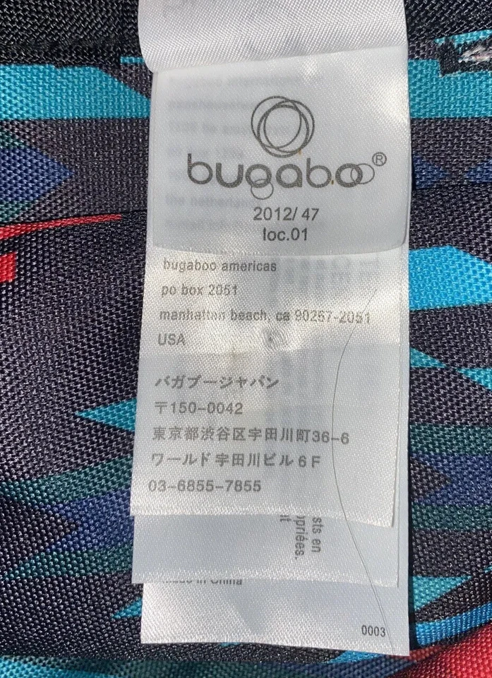 Cochecito de bebé Bugaboo Canopy Pendleton Spirit People parasol nativo difícil de encontrar (A) Foto 4 de 4
