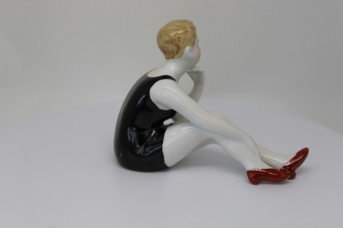 Figurine Garcon Nageur Style Art Deco-allemand Style Art Nouveau Porcelaine - Picture 8 of 12
