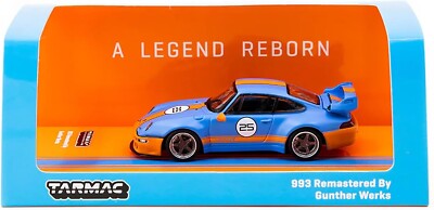 Tarmac Works 1:64 Porsche 993 Remastered By Gunther Werks Blue T64-TL054-BO
