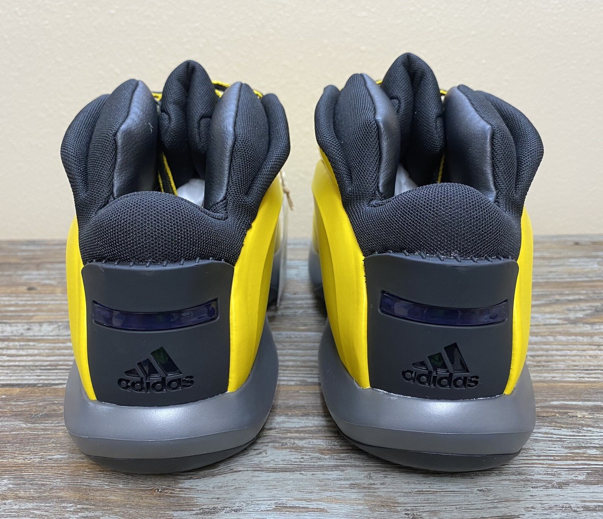 NEW Adidas Crazy 1 Sunshine Kobe Bryant Basketball Shoes GY3808 Size 8 Yellow Adidas Crazy 1 Sunshine Kobe Bryant Yellow Basketball Shoe  main image 3