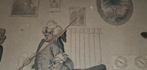 Reproduction Copy of Henry Bunbury Print Titled 'Billiards'. Sporting Caricature - Picture 11 of 12