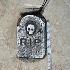 4 MINI 5" GRAVE TOMBSTONES HALLOWEEN PROP DECORATION SS61301