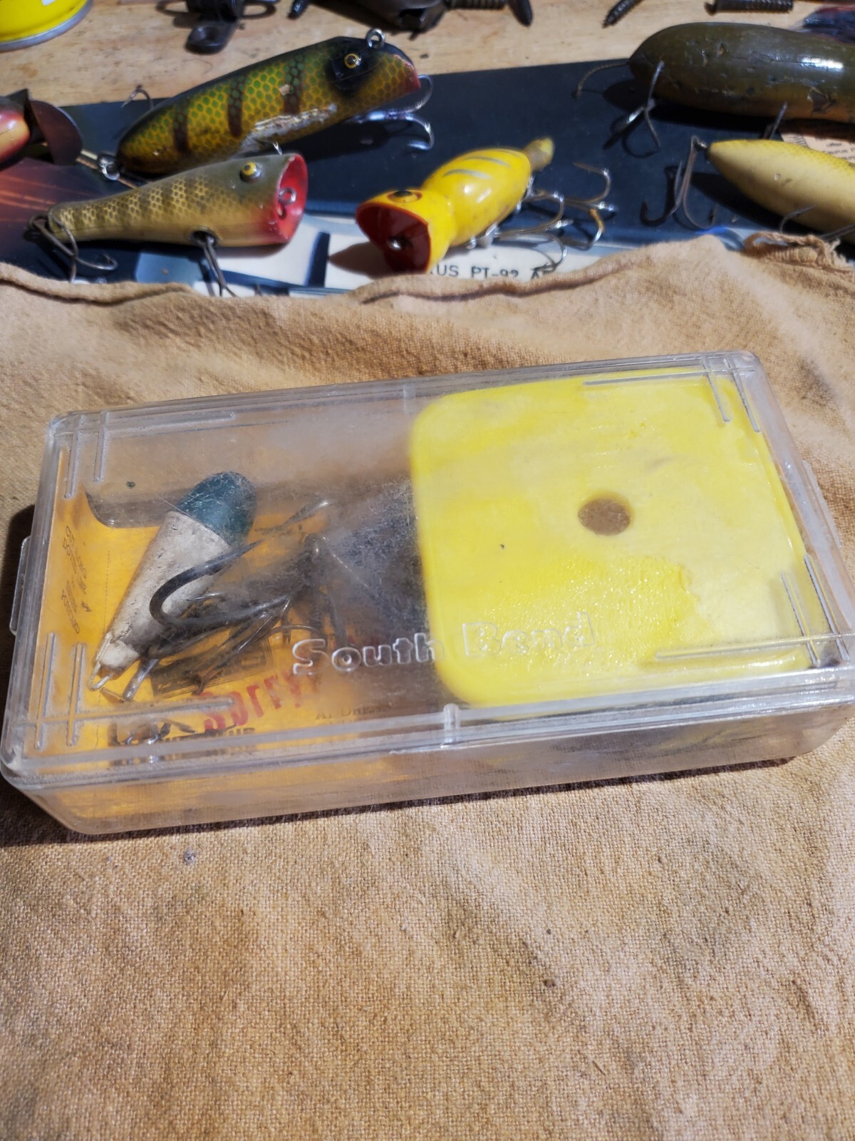 Vintage Fishing Line South Bend Black Oreno  Spool In Box