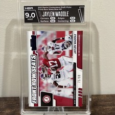 2021 PANINI CONTENDERS DRAFT PICKS JAYLEN WADDLE FRONT-ROW SEATS Blue HGA 9 /99