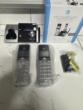 AT T Cordless Answering System CL82215 2 Digital Caller ID Walkie Talkie Phones