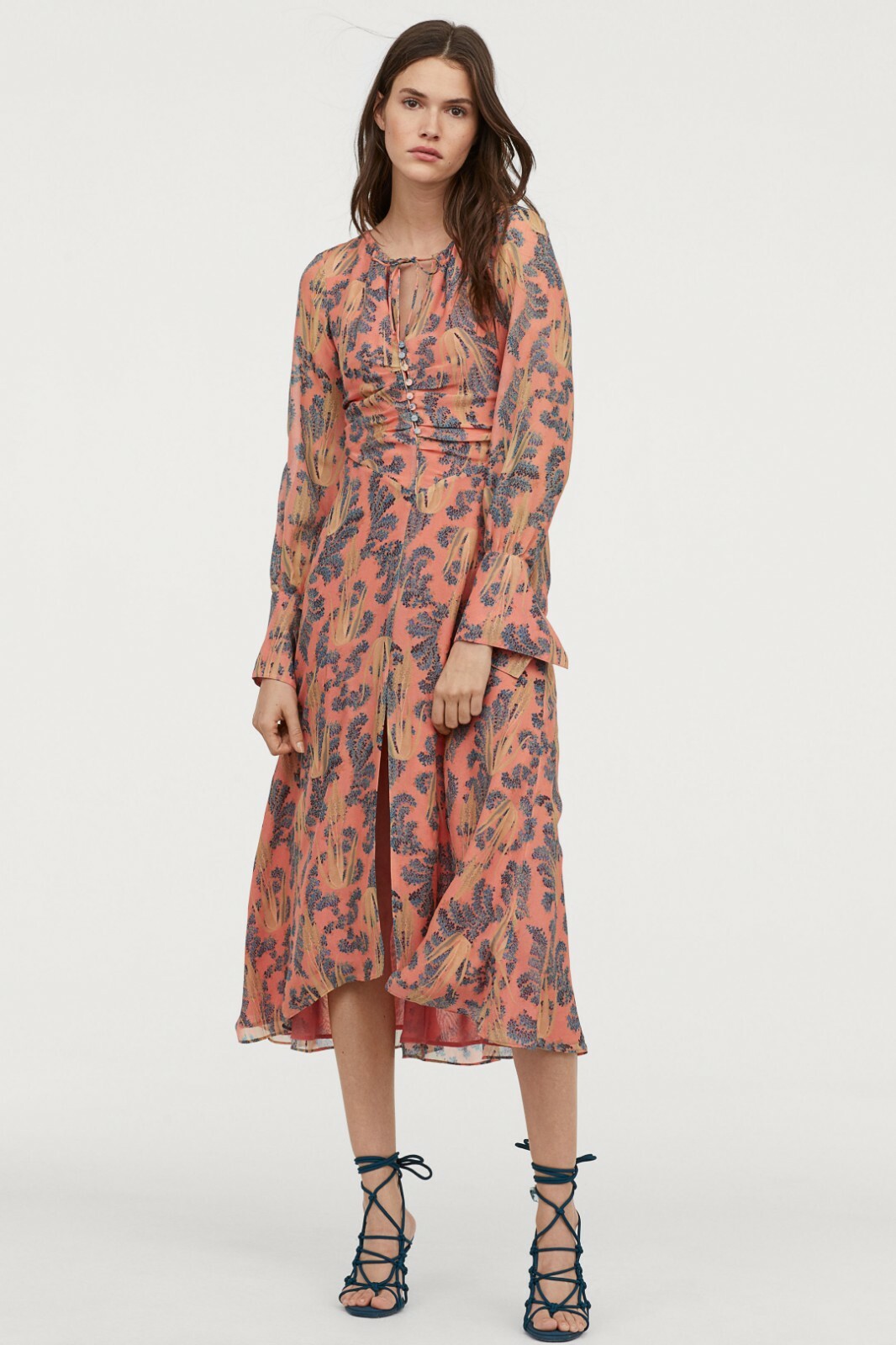 h&m conscious silk dress